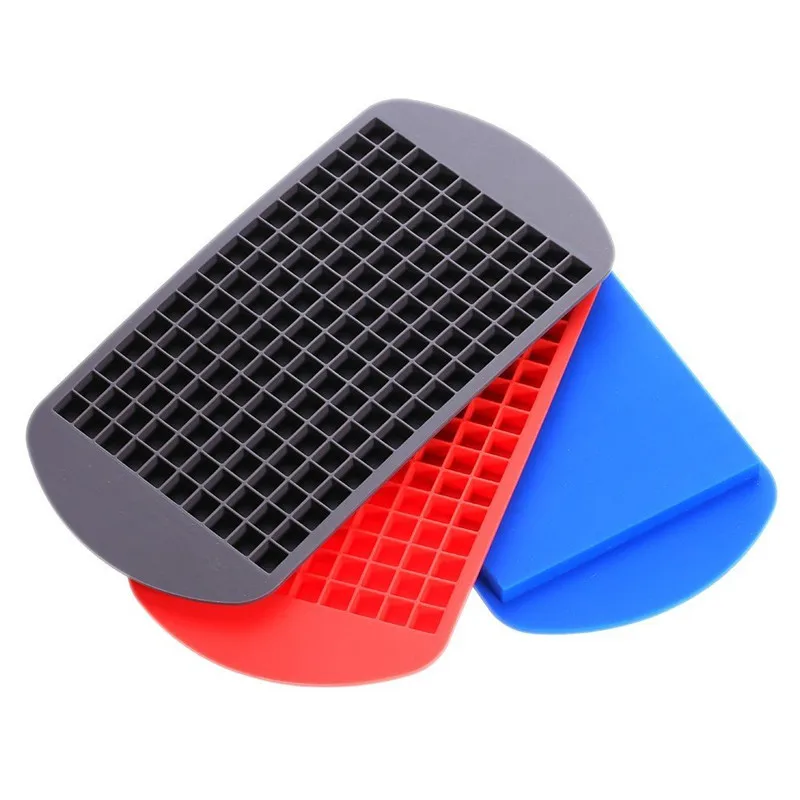 2pcs/lot 160 Grids Ice Cubes Frozen Maker Mini Silicone Cube Molds Mould Tray Pudding Tool Kitchen Accessories |