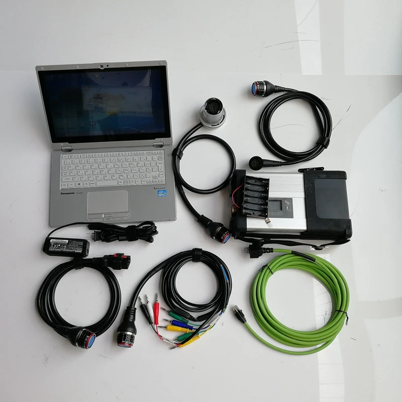 

Mb Star C5 SD Compact 5 with V06.2022 Software X/Vediamo/DTS/WIS in 480GB SSD with Used Laptop CF-AX2 4G I5 for Auto Diagnosis