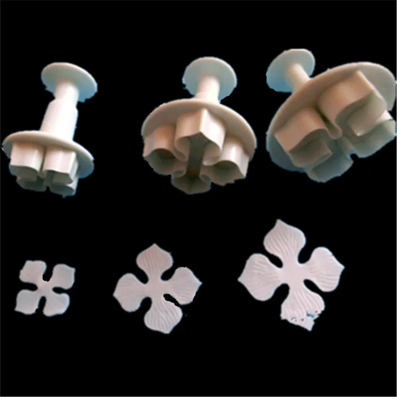 3 шт./компл. цветок гортензии четырехлистный клевер печенье удача печенья резчик