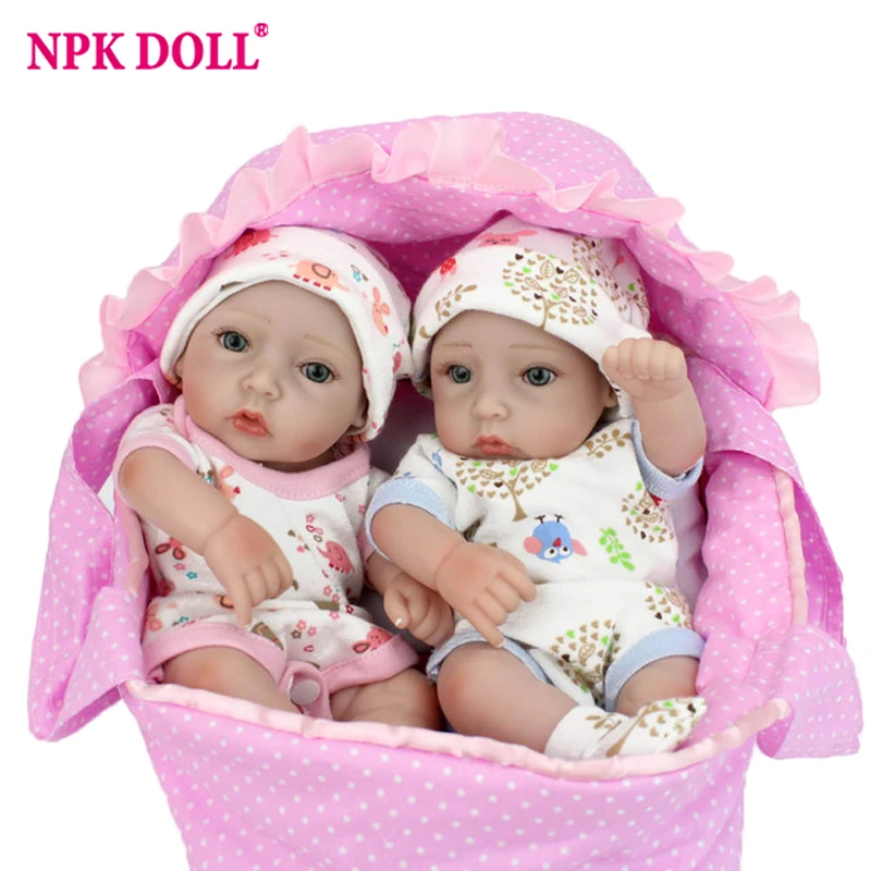 Кукла новорожденная NPKDOLL мини кукла 10 дюймов 28 см|twin baby dolls|doll reborndolls for kids |
