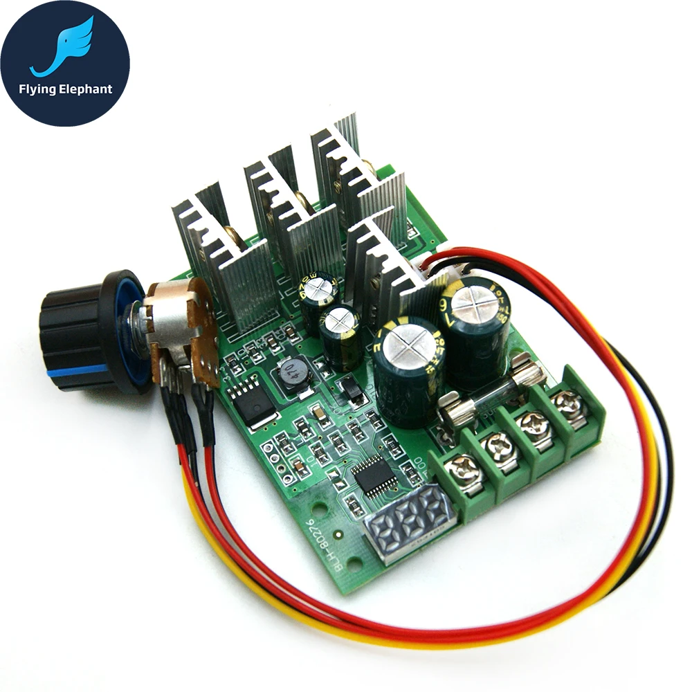PWM DC В 6 60 в регулятор скорости двигателя 30A 12 24 48 цифровой дисплей диммер Текущий