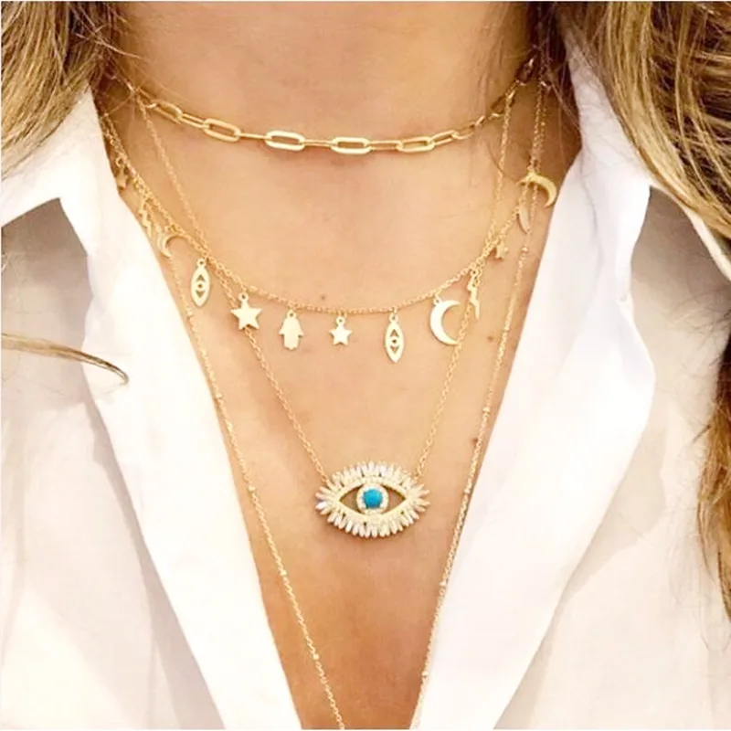 Новейшие милые ювелирные изделия от сглаза позолоченная багета AAA кубический