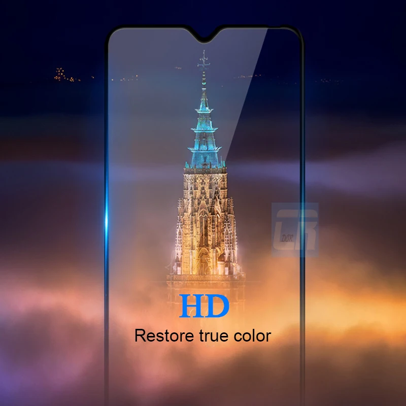 Полное покрытие закаленное стекло для OPPO A7 R15X F7 A1 A3 K1 Защитная пленка экрана R17 Pro