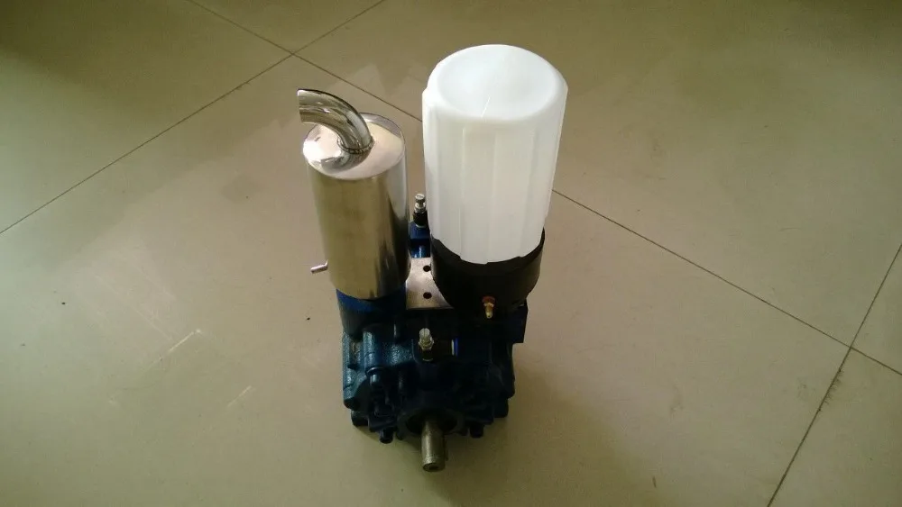 Молочный вакуумный насос 200 куб. См с масляным горшком глушитель шкив для двоих