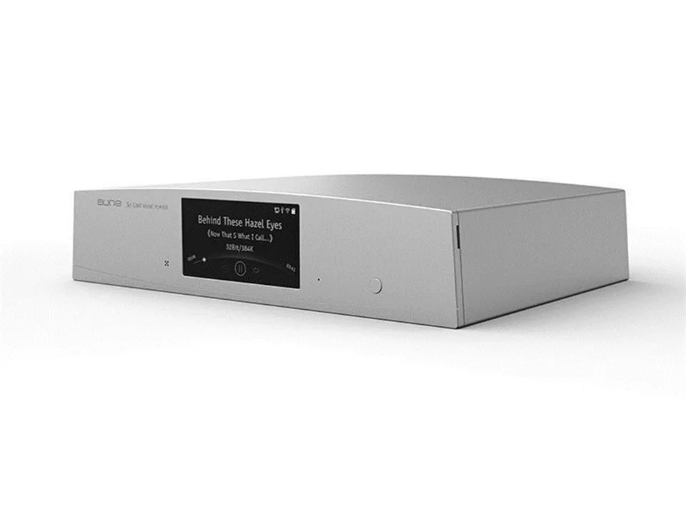 Серебристый Aune S5A DSD/FLAC/APE цифровой проигрыватель сети Wi-Fi, Hi-Fi, Audiophile DLNA FPGA музыкальный плеер с RCA NAS декодирования Выход DAC приложение - Цвет: Серебристый