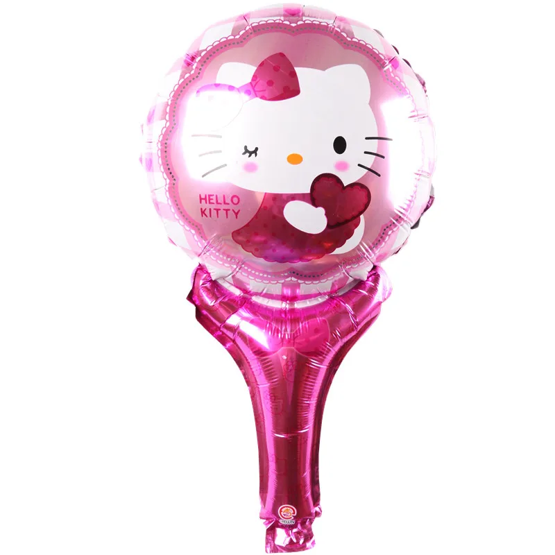 Bingtian рисунок Hello Kitty Ручной Придерживайтесь шары День рождения украшение шар