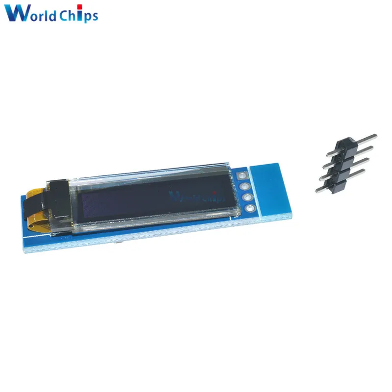 0 91 дюймов 128x32 IIC I2C серийный синий/белый OLED ЖК дисплей DIY модуль SSD1306 Драйвер IC