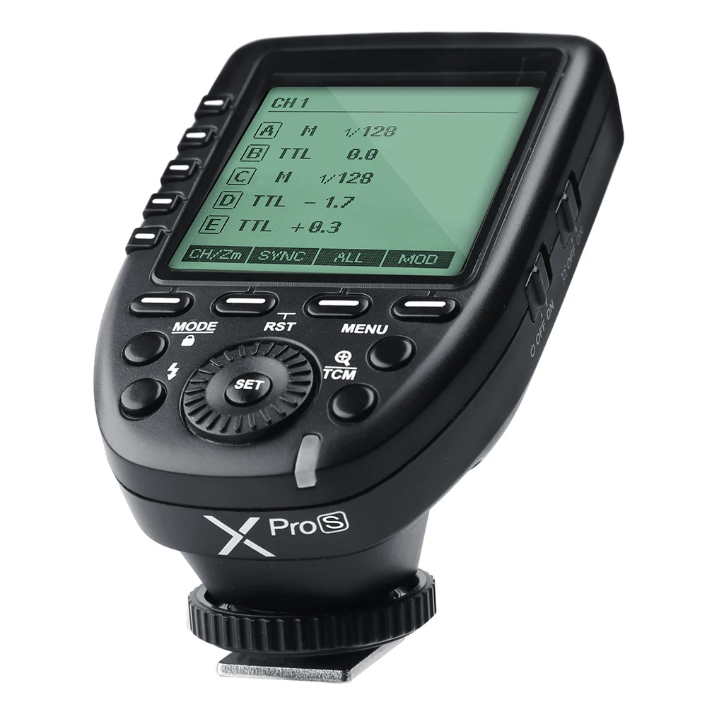 Беспроводной пульт дистанционного управления Godox Xpro-S TTL II 2 4 ГГц с приемником для