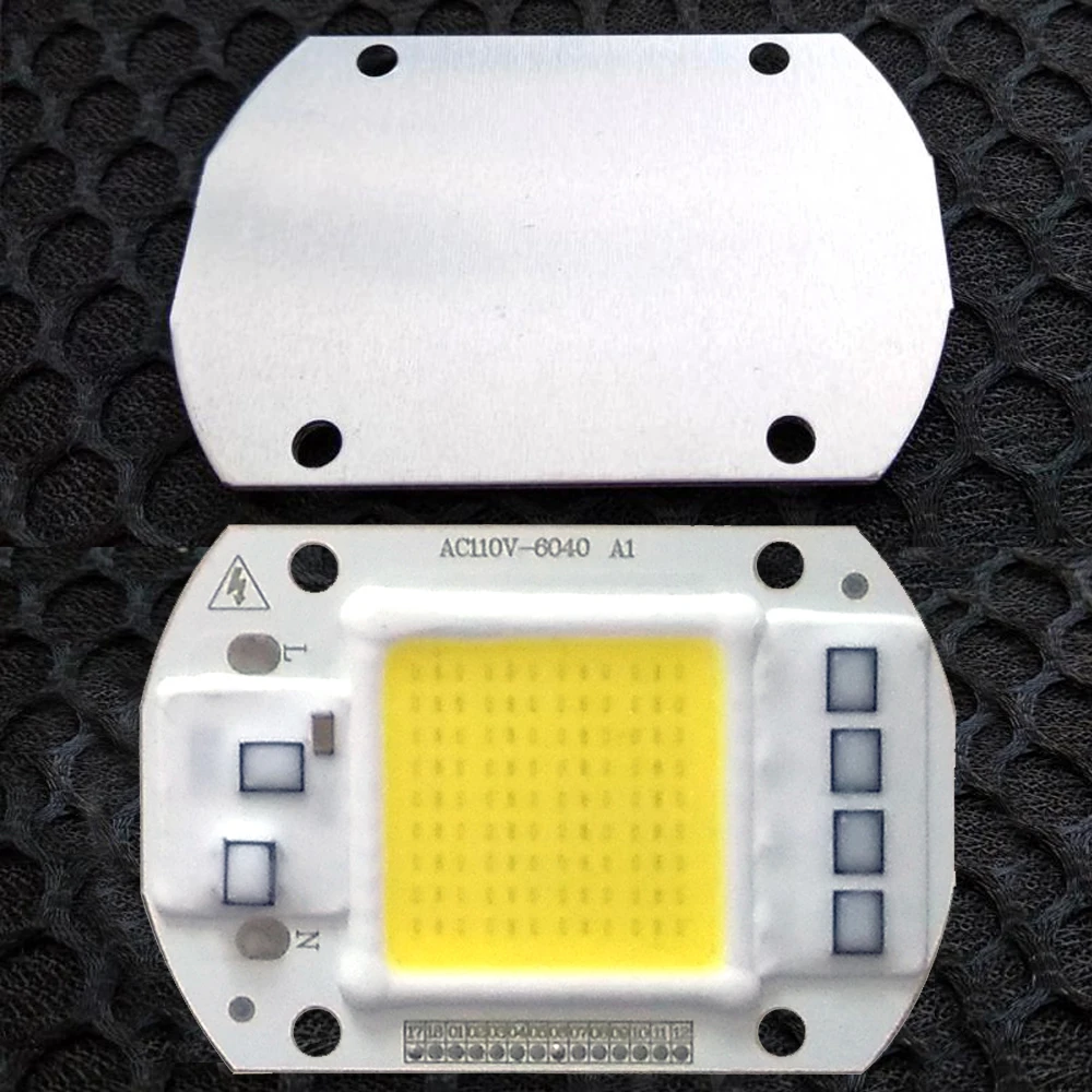 5 шт./лот LED COB чип лампа 20 Вт 30 50 AC110V IP65 Smart IC подходит для DIY Прожектор уличный свет