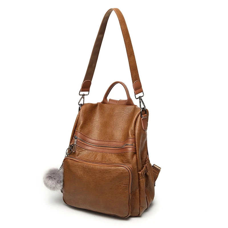 Vento Marea Women Backpack 2018 PU Leather School Bags For Girl Mochila Feminina Laptop Bookbag Travel Backpacks Sac A Dos | Багаж и сумки