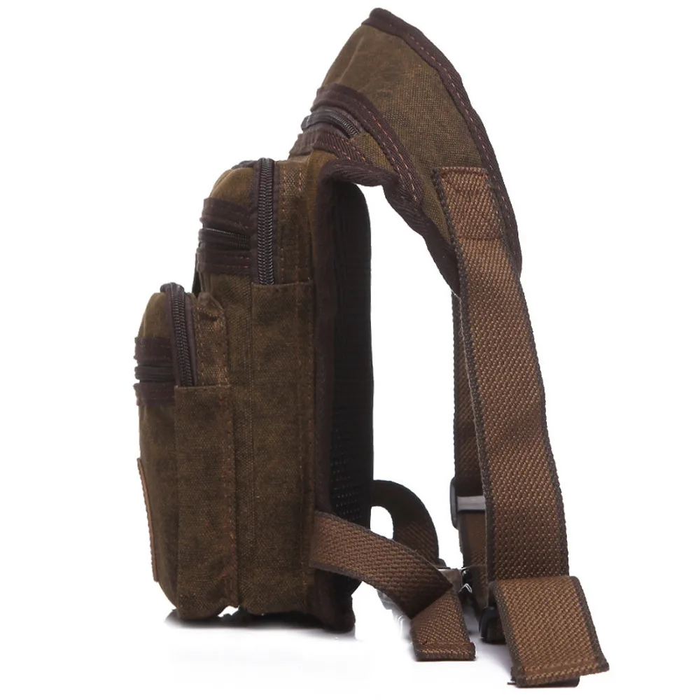 Холщовая сумка-мессенджер унисекс новинка 2017 набедренная поясная сумка на плечо