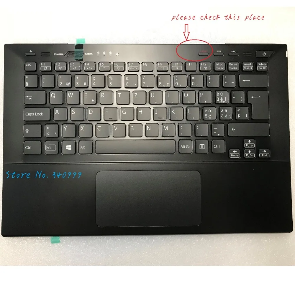 Новый чехол для sony Vaio SVS13 SERIE SVS13AA11M с подсветкой швейцарская клавиатура | Отзывы и видеообзор