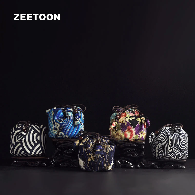 Чайная церемония в японском стиле чайные козы портативное хранение уличный