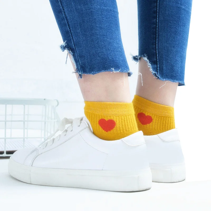 Лидер продаж низкие носки женские хлопковые Повседневные Harajuku с китайским