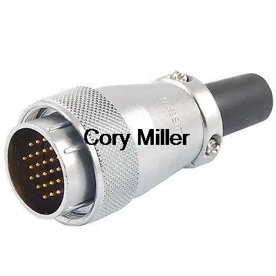 

AC 400V 5A Cable Sleeve 26 Pins Aviation Connector Coupler Plug