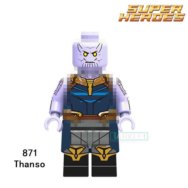 Одной продажи строительные блоки Super Heroes видения Thanso Kraglin War Machine цифры Кирпичи