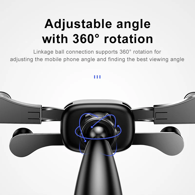 Baseus Car Phone Holder for iPhone Samsung Gravity Mount Holder Stand Dashboard Car Holder for Huawei Xiaomi Mobile Phone Holder