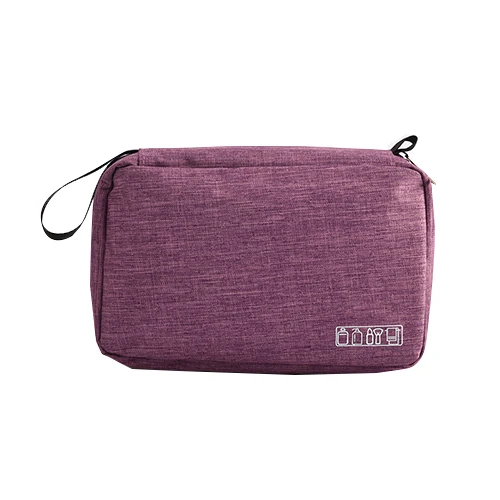 Purple Bag Складная мужская косметичка, дорожная подвесная туалетные принадлежности для ванной комнаты, чехол для макияжа, органайзер, кабель, электронные гаджеты, чехол для хранения дома - Цвет: Purple Bag