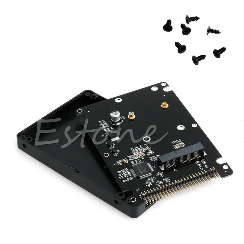 MSATA в 2 5 &quot44PIN IDE HDD SSD mSATA PATA адаптер карта + чехол новый C26|msata to|msata to ssdmsata |