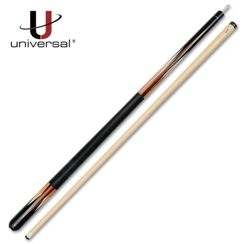 New Universal Gusset-insert Pool Cue Original 12.75mm Tip UN112-4 Black 8 with Protector | Спорт и развлечения