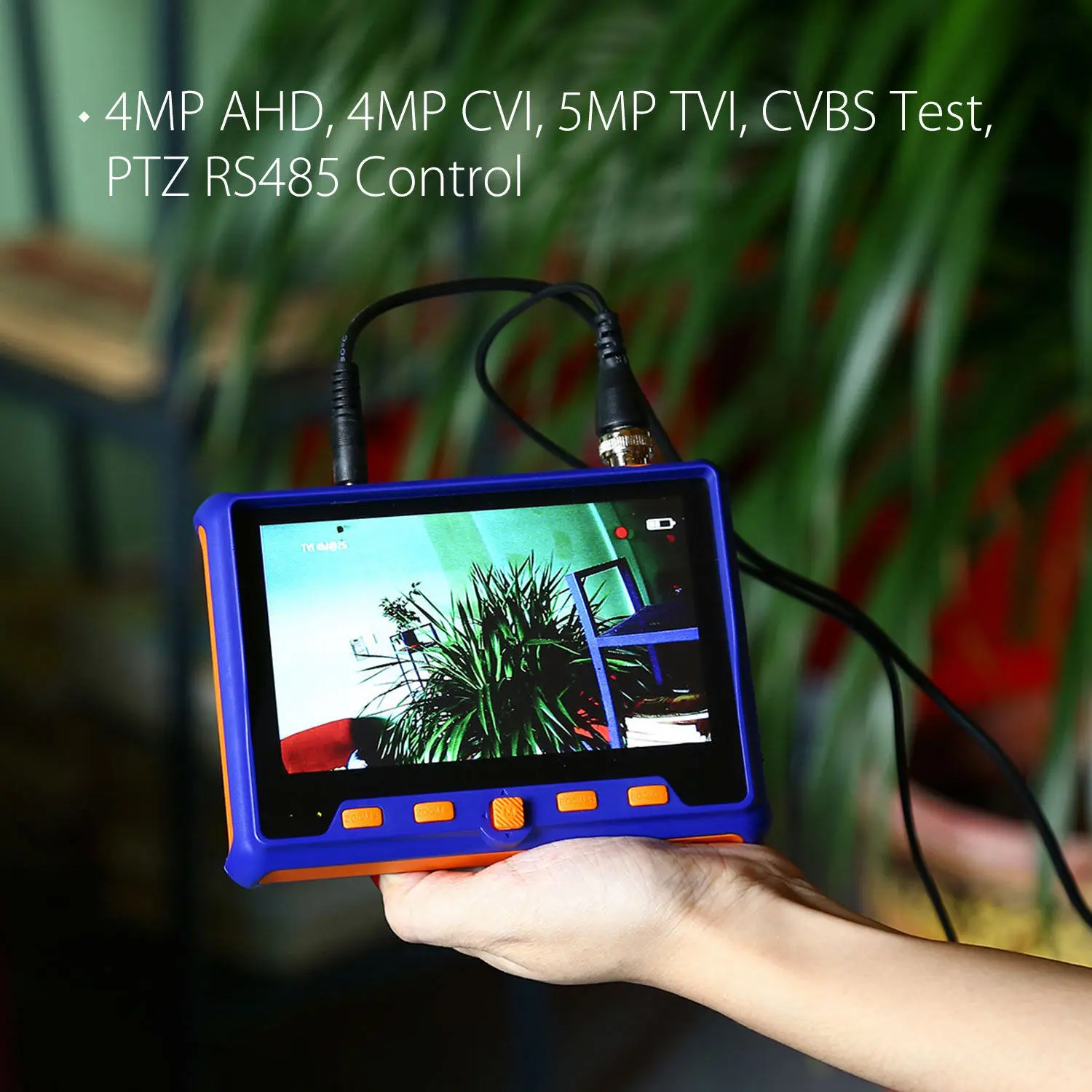 SEESII 5 дюймов 1080P камера тест er монитор TVI CVI AHD VGA HDMI PTZ контроль ЖК экран W/BNC кабель cctv