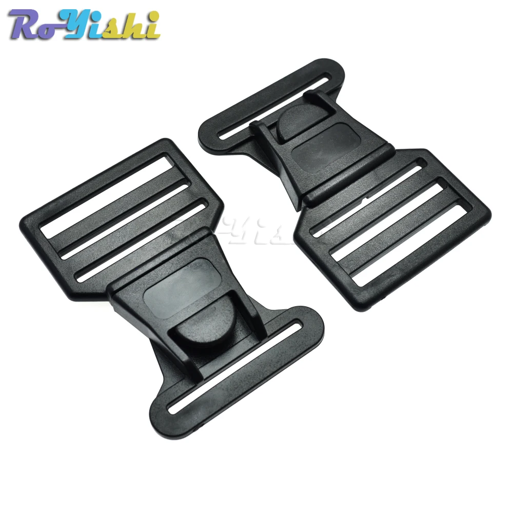 

Plastic Center Release Buckle for Sports Travel Bags For Outdoor Webbing 40mm