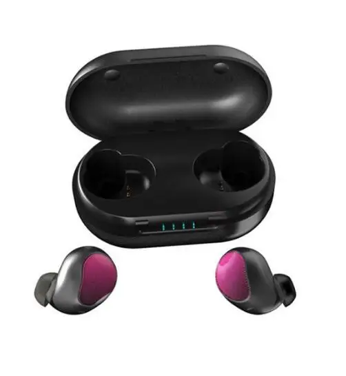 T10 TWS Bluetooth наушники гарнитура настоящая Беспроводная зарядка Bluetooth V5.0 пояс Зарядка сокровище наушники настоящие беспроводные наушники