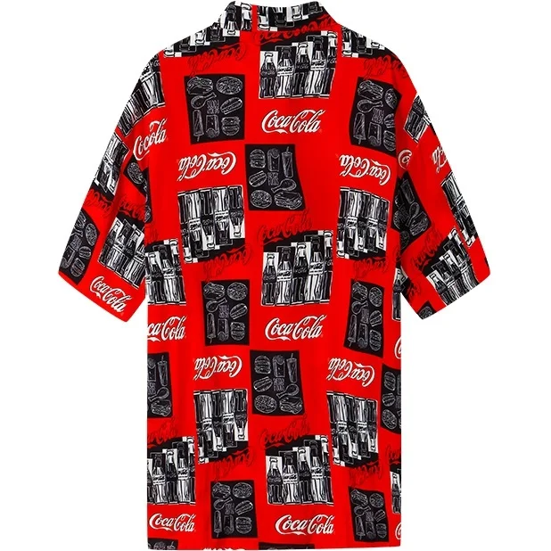Women Harajuku Blouse 2019 Summer Hamburg Sandwich Hot Dog Soda Drank Print Short Sleeve Plus Size Shirt for Girls Oversized Top |
