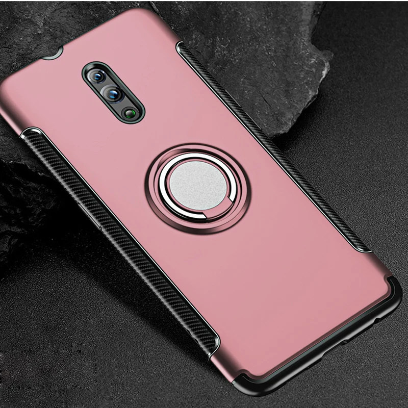 Чехол OPPO RENO, Роскошный чехол, защитный чехол для автомобиля, кольцо с защитой от магнетизма, ударопрочный чехол из ТПУ+ ПК для OPPO RENO CPH1921, чехол 6,4"