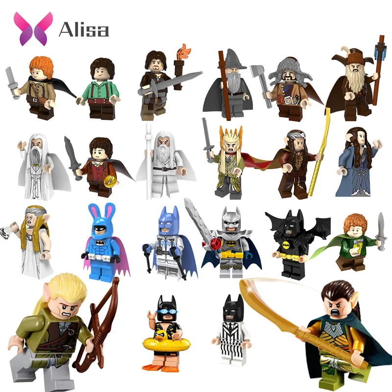 Оптовые партии оптом Legoings Властелин колец блоки &quotбетмен&quot brinquedos обучающий