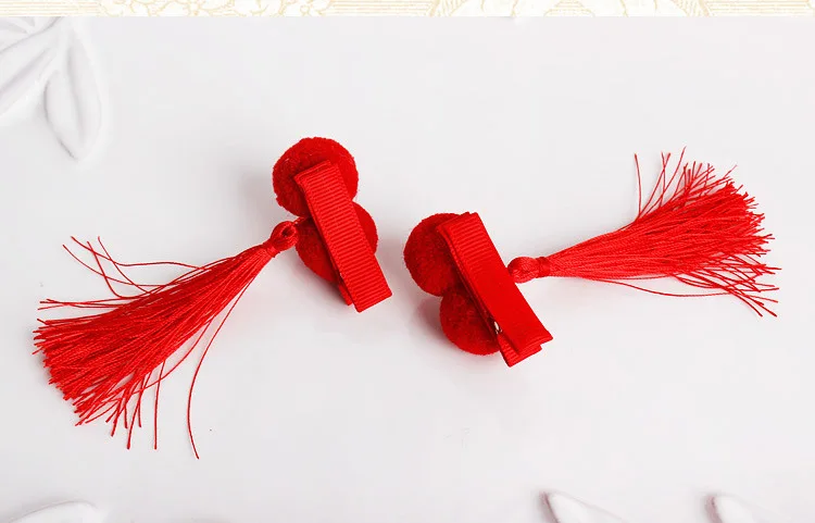 2 шт. детские заколки для волос с кисточками|clips for hair|clips girlclip hairpins |