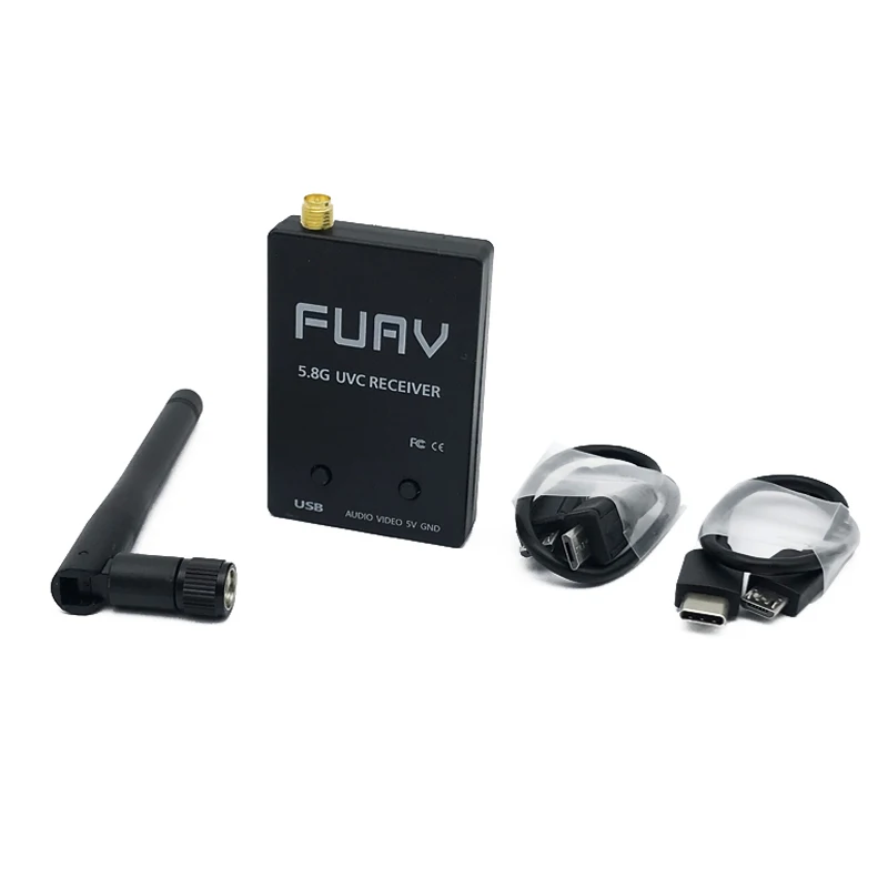 Готов к использованию 5,8G FPV приемник UVC видео Downlink OTG VR Android Phone+ 5,8G 200/600 мВт Передатчик TS5823+ CMOS 1200TVL Камера с видом от первого лица