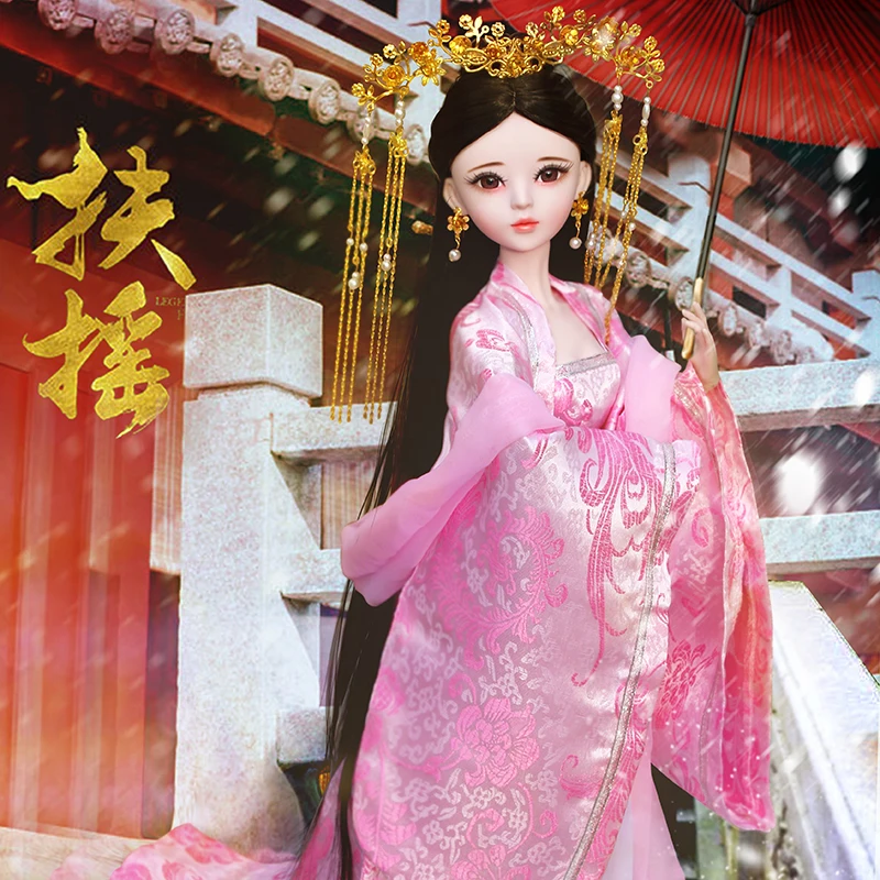 60 см ручная работа 1/3 Bjd куклы FUYAO/JINMI/белая змея большой 23 соединенный китайский