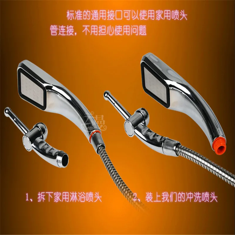 

Women's bathroom shower vaginal set seven-hole PP washer hand-held pressurized toilet sprinkler