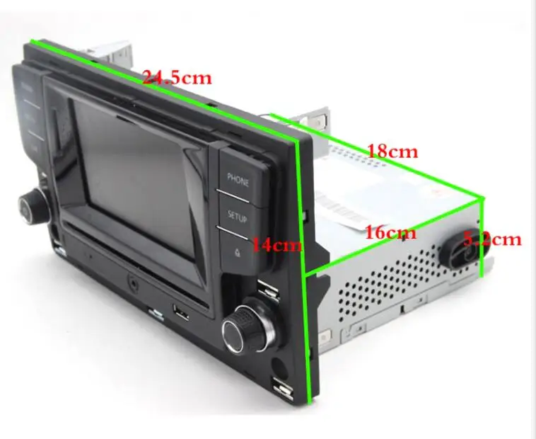 MQB платформы Оригинал 6 5 ''MIB головного устройства 280B для VW GOLF 7 PASSAT B8 L 5GG 035 280 B