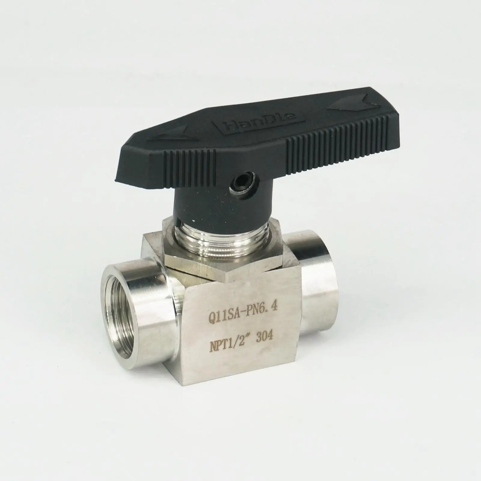 Шаровой клапан с внутренним отключением NPT 1/2 дюйма 55 000 PSI|304 stainless steel|stainless steel