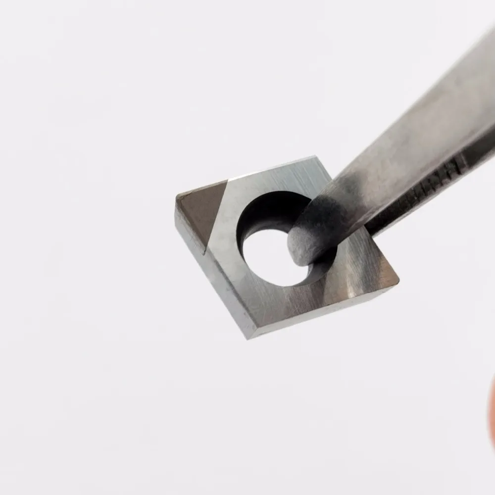 2шт CCGT09T304 PCD CBN токарный станок твердосплавный режущий инструмент лезвия Токарные