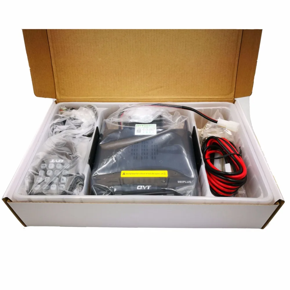 2 шт./лот высокомощное мобильное радио QYT KT 980 plus UV Dual Band VHF 136 174/UHF 400 480 МГц 25 Вт