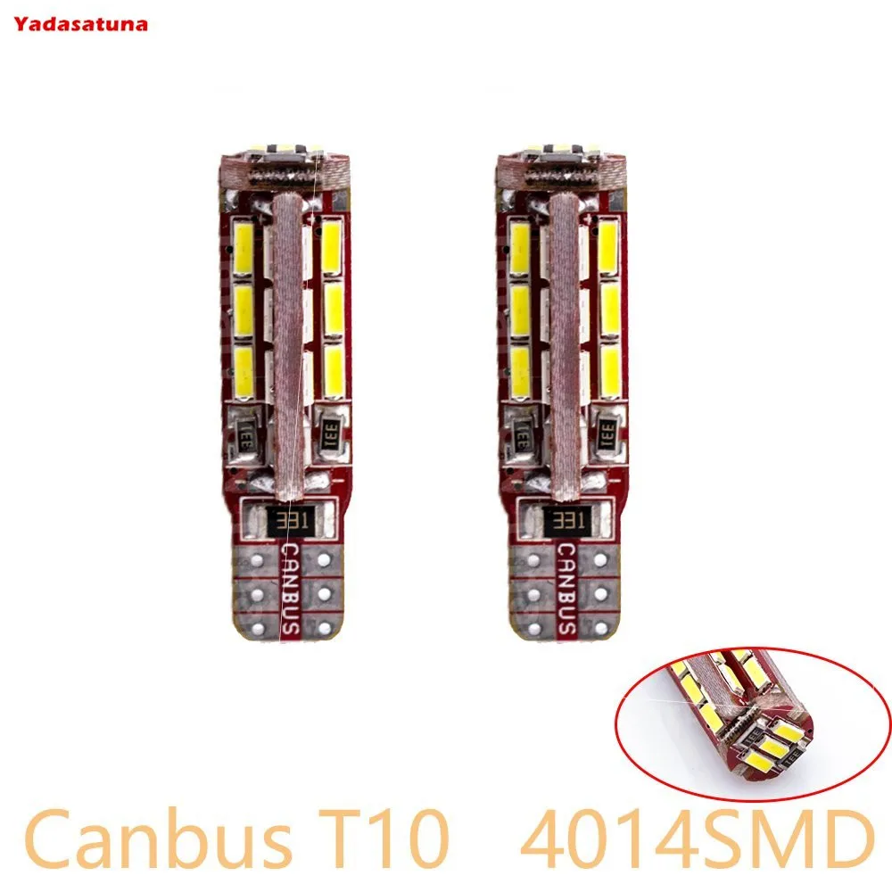 Комплект 2 Lampada Pingo T10 W5w Leds Ampada 27 микро светодиодов Samsung чипы Canbus подавитель
