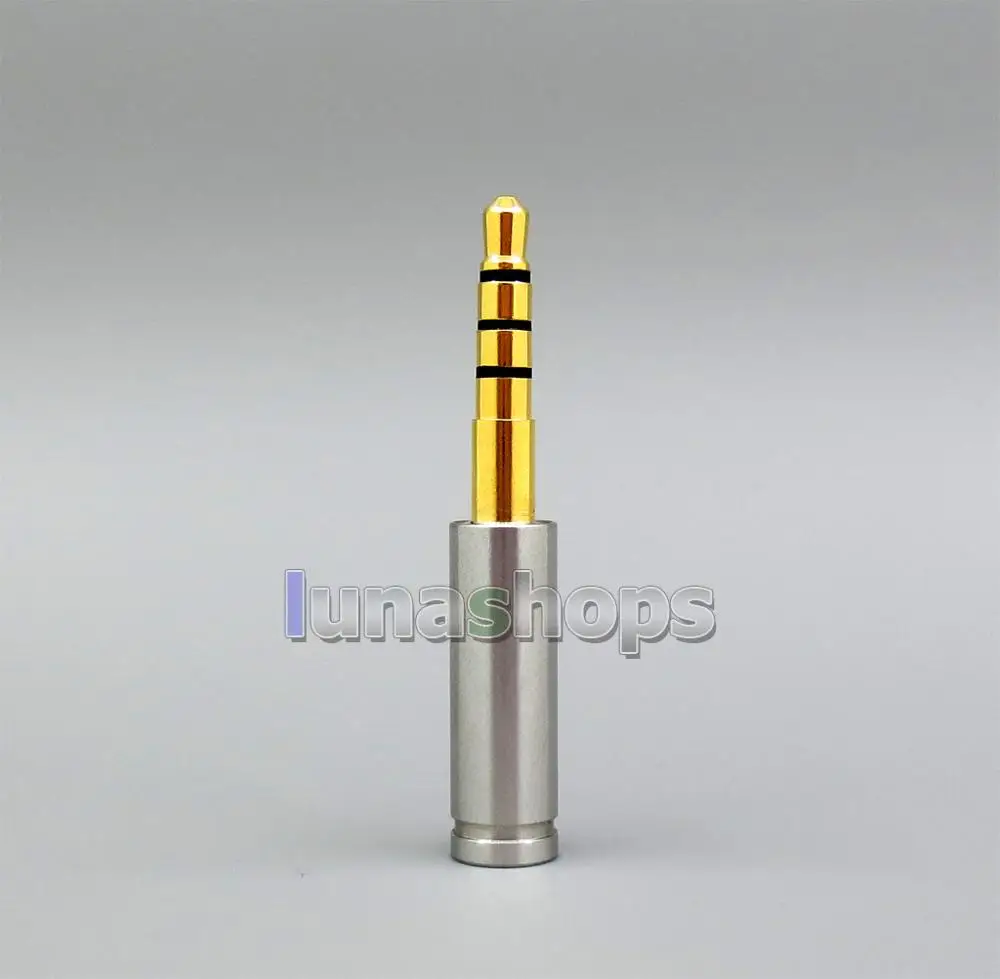 2pcs Gold plated LN006275 3,5 мм 4-полюсный разъем для наушников шпильки адаптер для Final Audio дизайн Pandora Hope vi Denon AH-D600 D7100 Velodyne mm400 - Цвет: 2pcs Gold plated