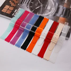 Аксессуары для часов, подходящие для SWATCH ультратонкий сменный силиконовый ремешок 16 мм SFK360 361, в наличии