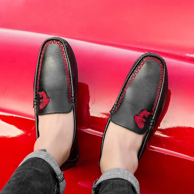 New Arrival Casual Shoes For Men Soft Moccasins Zapatos De Hombre Breathable Flats Slip-On Loafers Driving Big Size 47 | Обувь