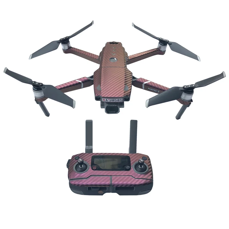 as photo Водонепроницаемый ПВХ наклейки Наклейка кожного покрова обертывание для DJI MAVIC 2 Pro Zoom Drone Body Arm пульт дистанционного управления запасные части - Цвет: as photo