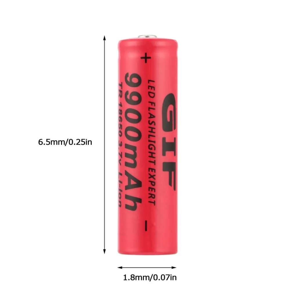 1 шт. 18650 батареи TR 3 7 V 9900mAh литий-ионная аккумуляторная батарея для Светодиодный