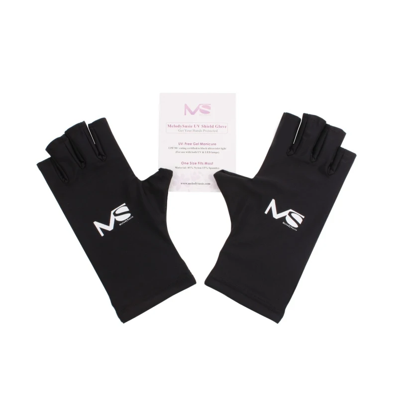 Melody Susie Anti UV Glove for Light/Lamp Radiation Protection Manicure Nail Art Dryer Tools | Красота и здоровье
