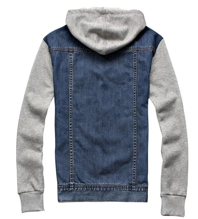 Rlyaeiz 2018 Spring Autumn Plus Size Denim Jackets Men Cotton Vintage Wash Water Clothing Oversize Jeans Coats 5XL | Мужская одежда
