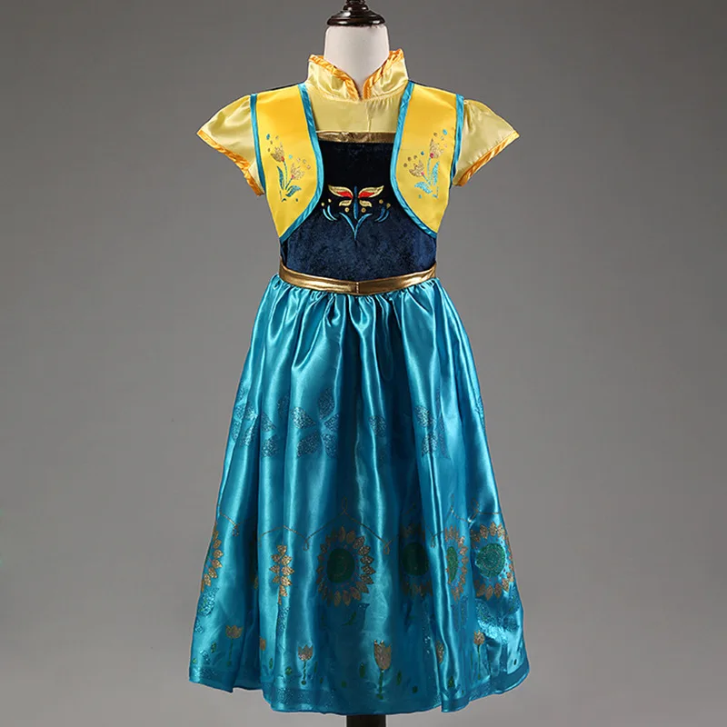 2017 brand new HOT Cinderella girl princess dress with butterfly print free ship high quality girls outwear fashion style | Детская