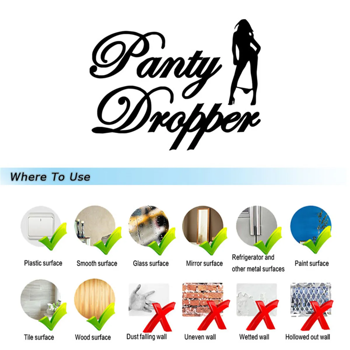 Забавные автомобильные наклейки в виде трусиков фотообои виниловые для