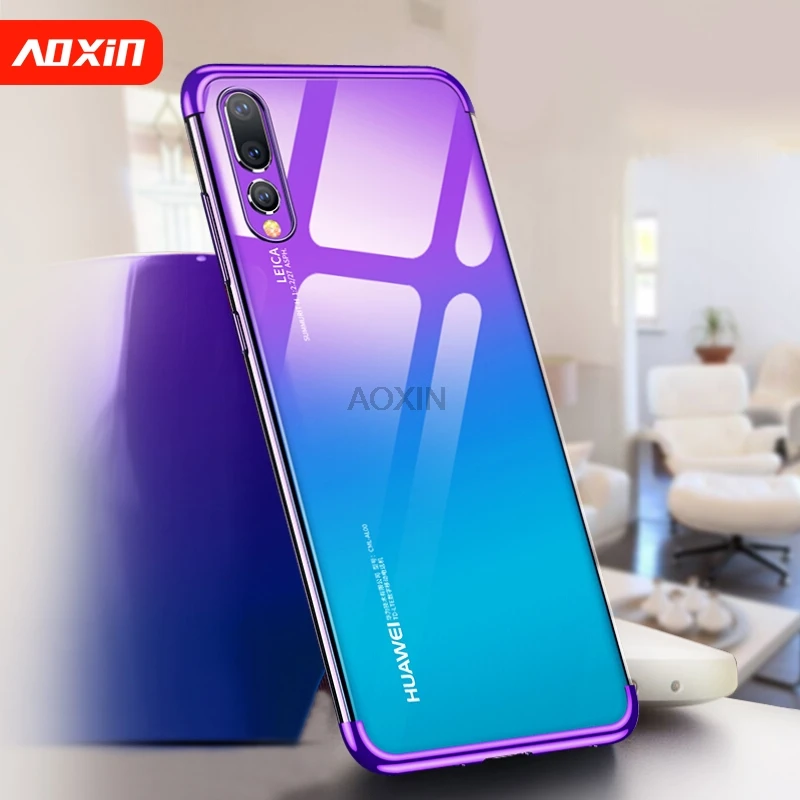 AOXIN покрытие чехол для телефона Huawei P30 P20 Mate10 20 30 Lite Pro чехлы задняя крышка мягкие