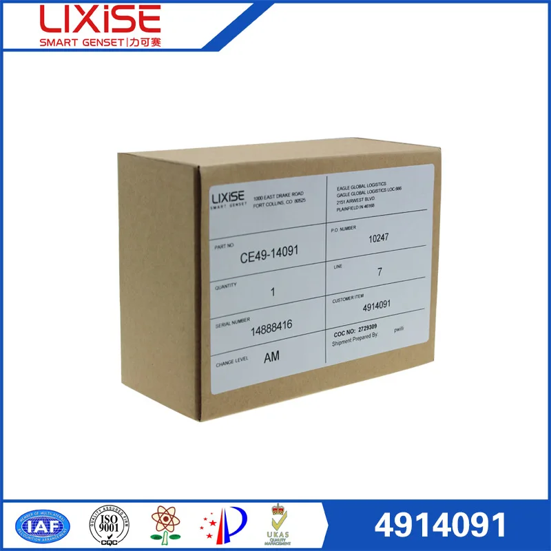 Lixise дизельный генератор двигателя регулятор скорости 4914091|generator speed controller|engine